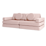 Kindersofa in Zartrosa